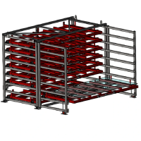 Стеллаж кассетный для листового металла Shelf Pro 3,0х1,5_П_2т_8к